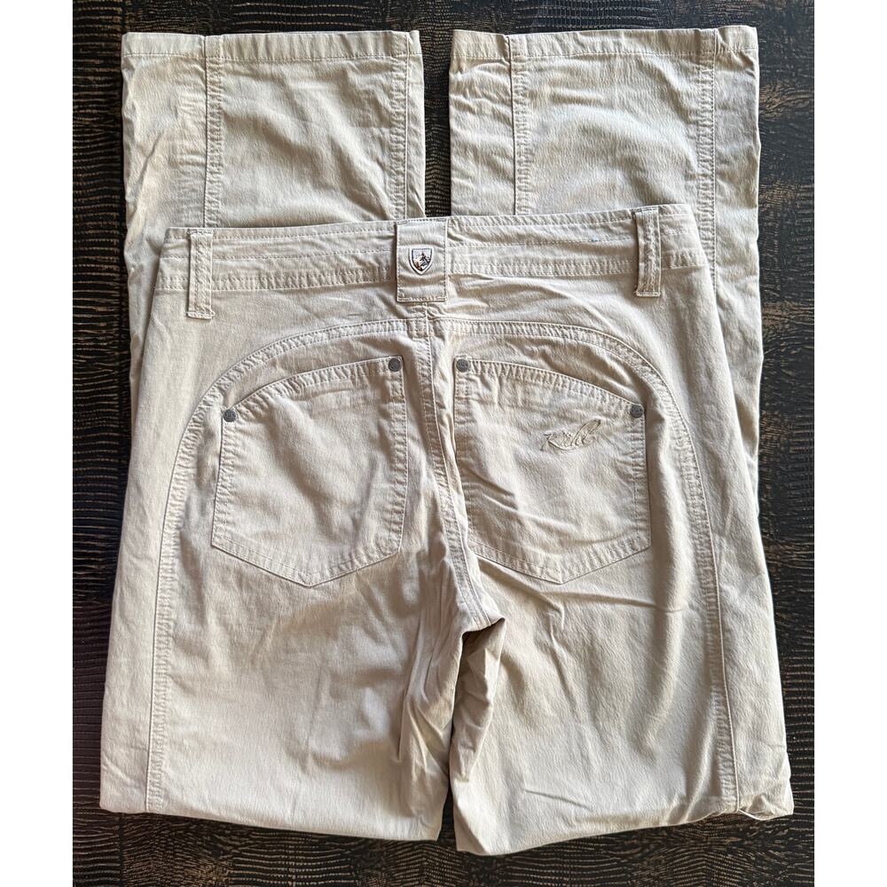 KÜHL High performance hiking pants/capris khaki color women’s Sz 4 GUC - Picture 6 of 10